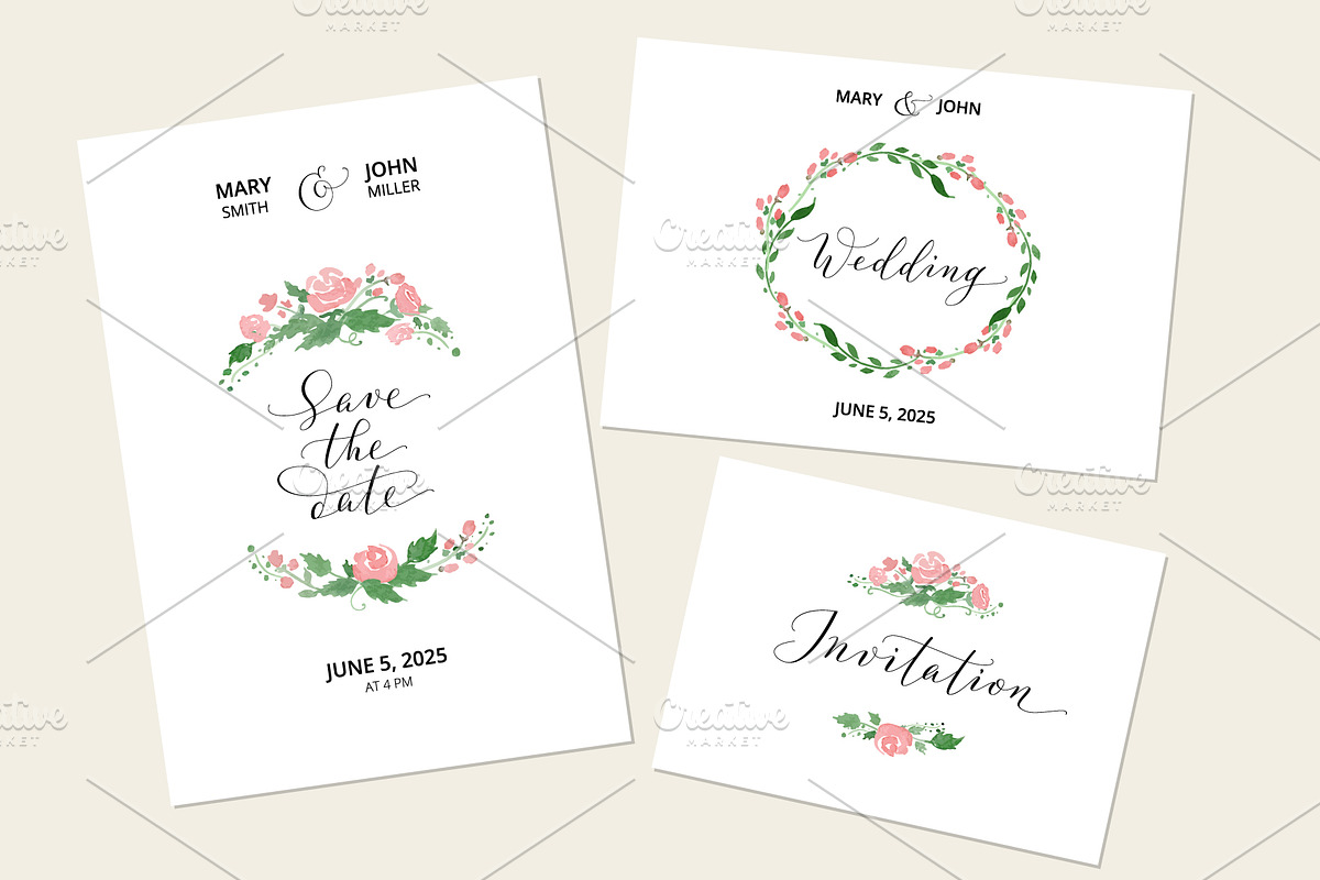 Collection of Wedding calligraphy, a Decorative Illustration by Olga Proz (Photo 8 of 8)