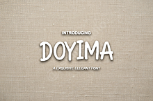 Doyima Typeface - Elegant Luxury Ser
