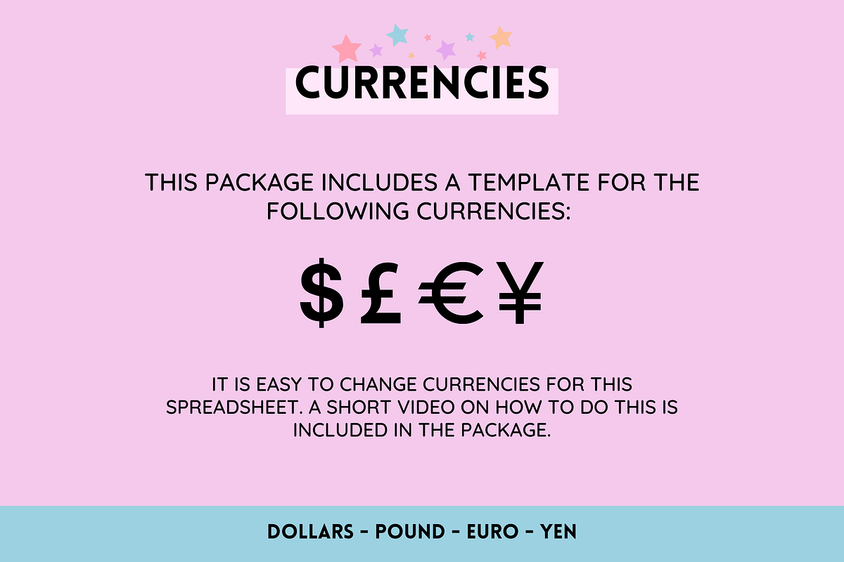 Budget Spreadsheet + Expense Tracker, a Templates & Theme by SunshineStudioBoutique (Photo 8 of 9)