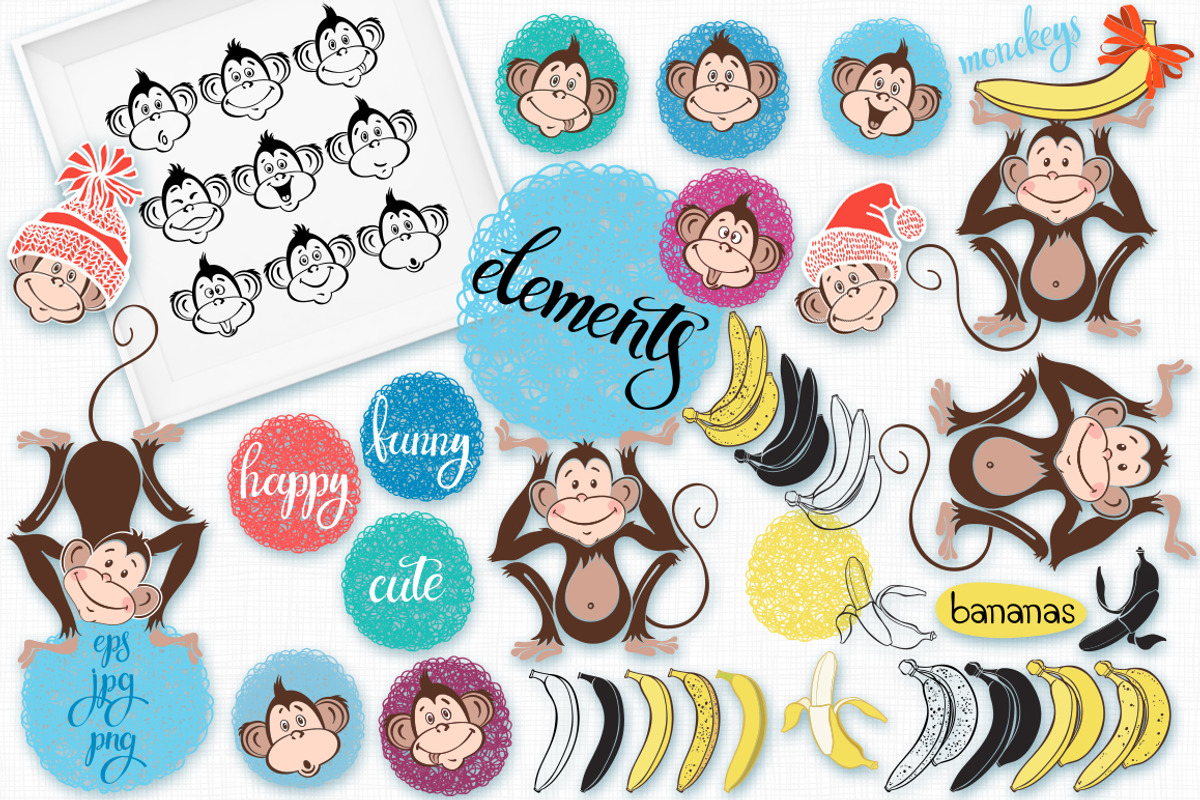 Monkeys., a Pattern Graphic by maritime_m (Photo 2 of 5)