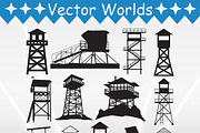 Watch Tower Svg, Watch, Tower Svg, an Object Graphic by VectorWorlds (Thumbnail 2 of 3)