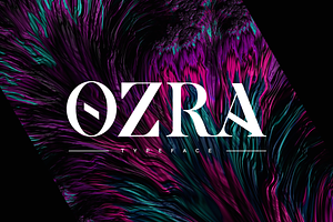 Ozra | Display Font