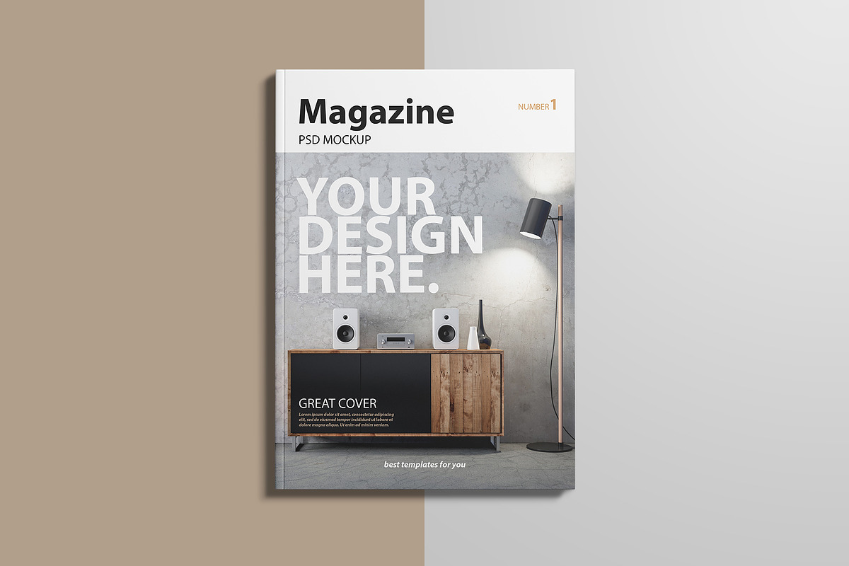 A4 Magazine Mockups PSD, a Books & Magazine Mockup by GreatFruit (Photo 11 of 13)