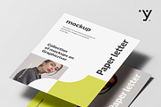 Paper Letter Mock-up, an Advertising Mockup by Yogurt86 (Thumbnail 3 of 8)
