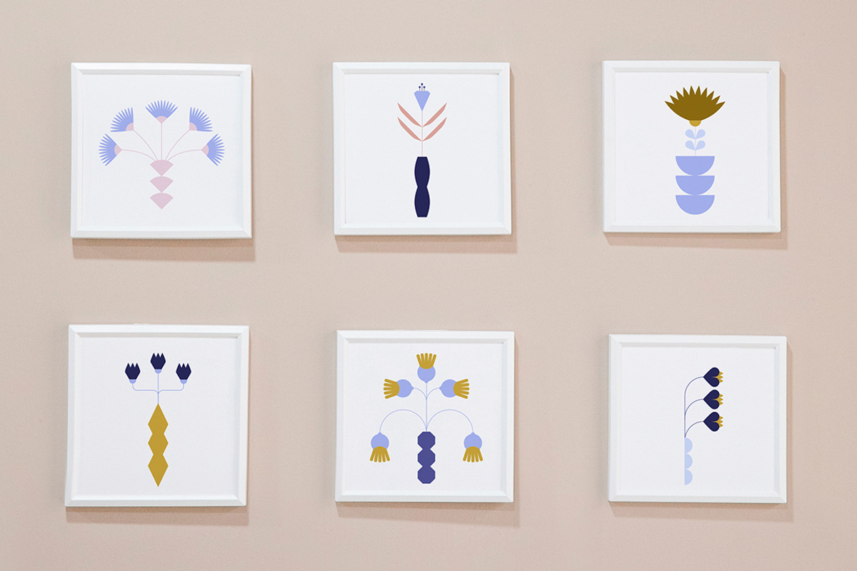 FORMS & FLOWERS | Geometric Elements, a Decorative Illustration by SOKO Design (Photo 13 of 15)