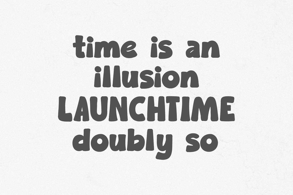 Poow Geudy Delightfully Cartoon Font, a Sans Serif Font by Maulana Creative (Photo 2 of 8)