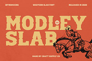 CS Modley – Western Font, a Slab Serif Font by Craft Supply Co. (Thumbnail 1 of 8)