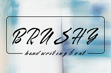 Brushy - Modern Typeface