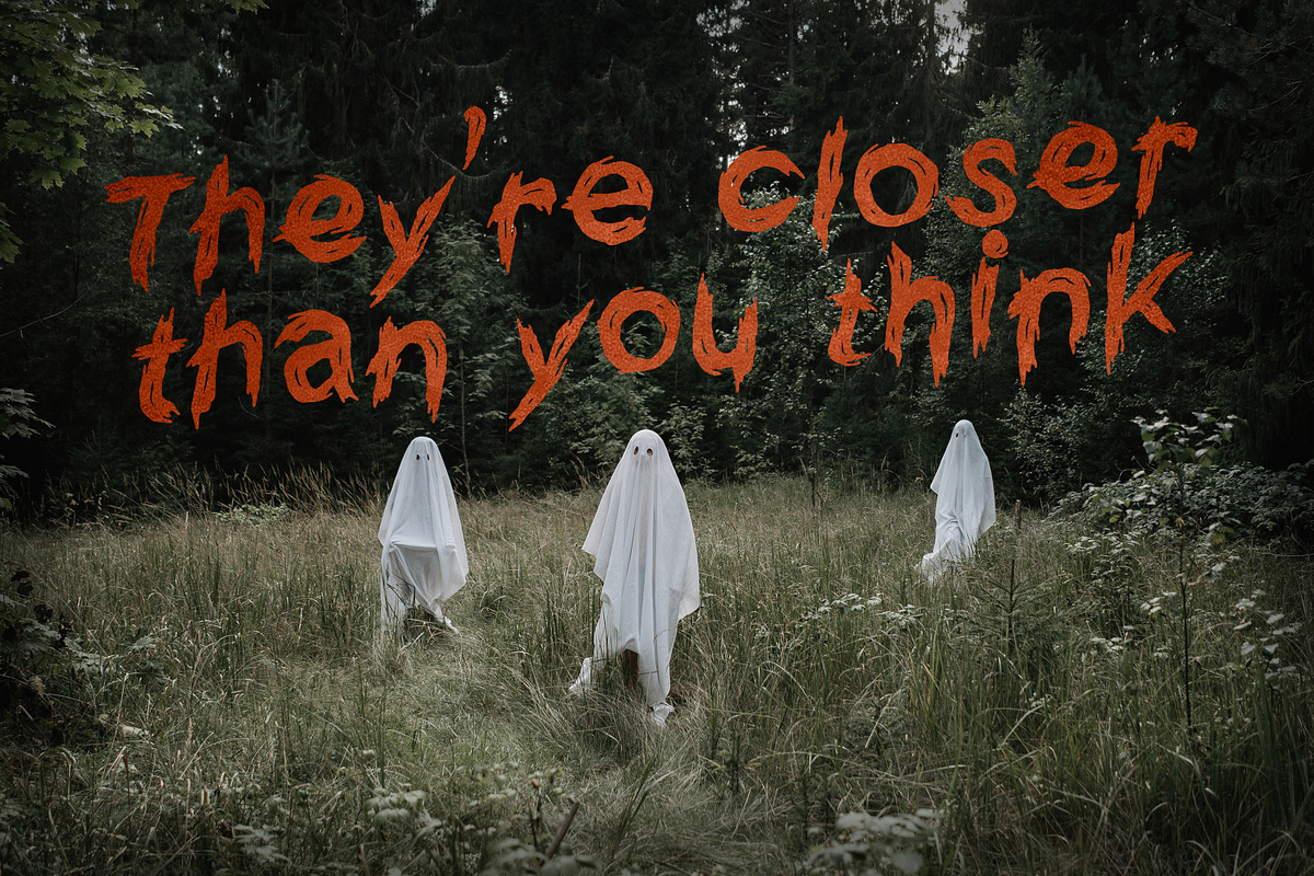True Crime Rough Messy Horror Font, a Handwritten Font by AnMark (Photo 9 of 11)