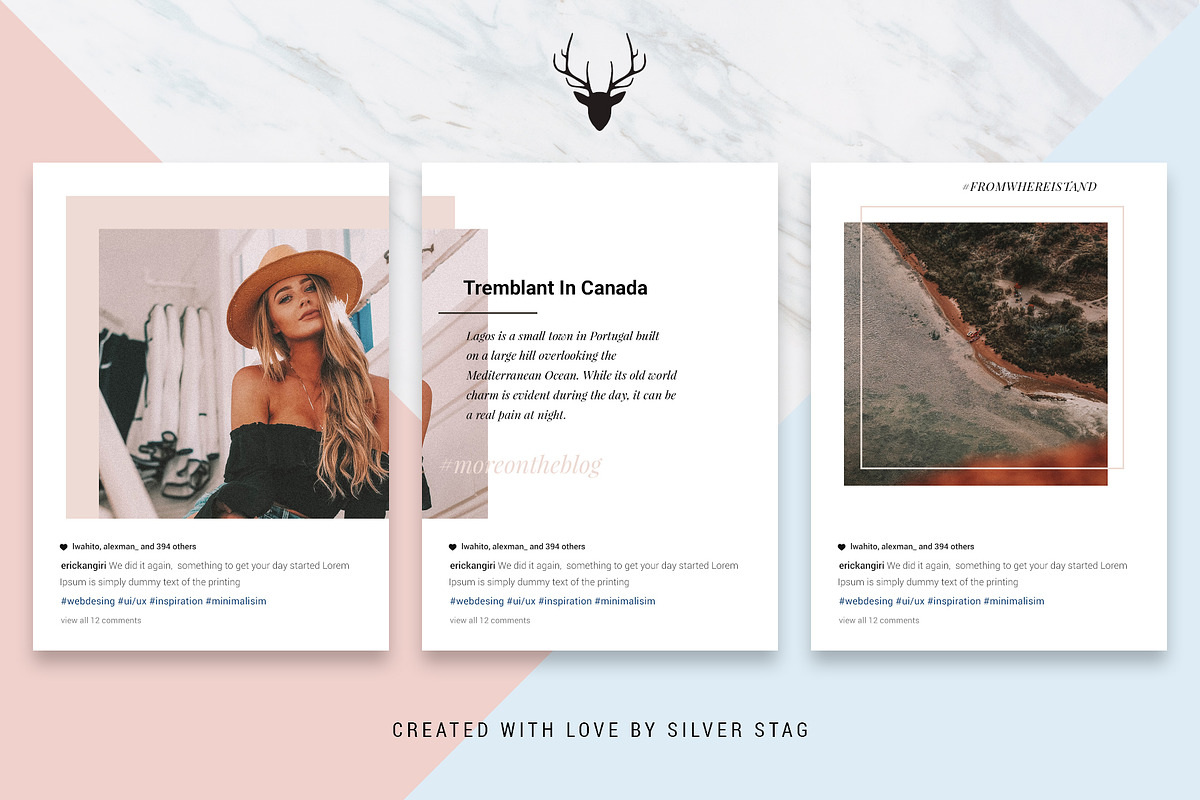 #InstaGrid 1.0 Canva Puzzle Template, a Social Media Template by SilverStag Type Foundry (Photo 8 of 14)