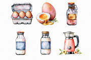 Watercolor Bakery Cooking clipart, an Illustration by Libby Wishes (Thumbnail 4 of 4)