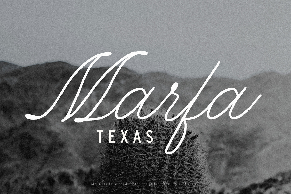 Mr Christo Calligraphy Script Font, a Script Font by Up Up Creative (Photo 12 of 16)