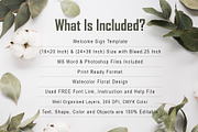 Welcome Sign, an Invitation Template by ShineOnWedding (Thumbnail 8 of 8)