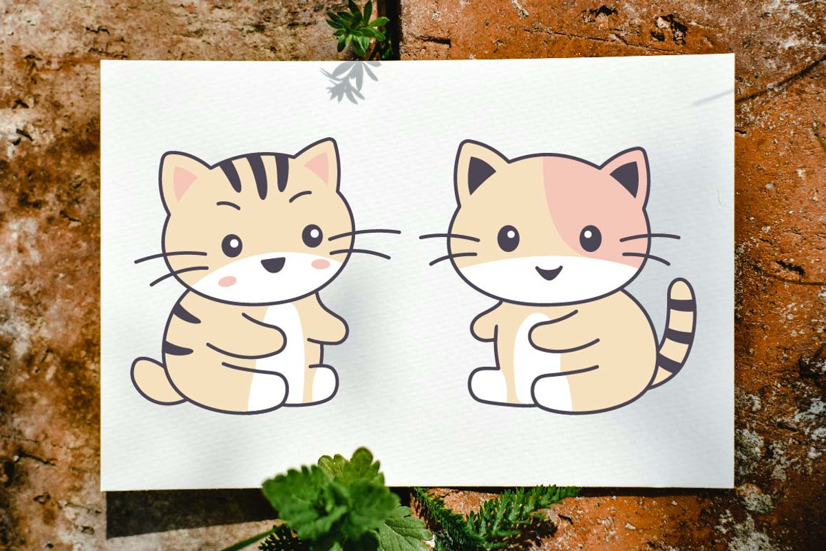 16 Cute Kitten Cat Cartoon Character, an Animal Illustration by jongcreative (Photo 6 of 6)