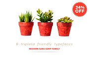 Tripleta Grotesk -8 fonts-, a Sans Serif Font by deFharo (Thumbnail 2 of 9)