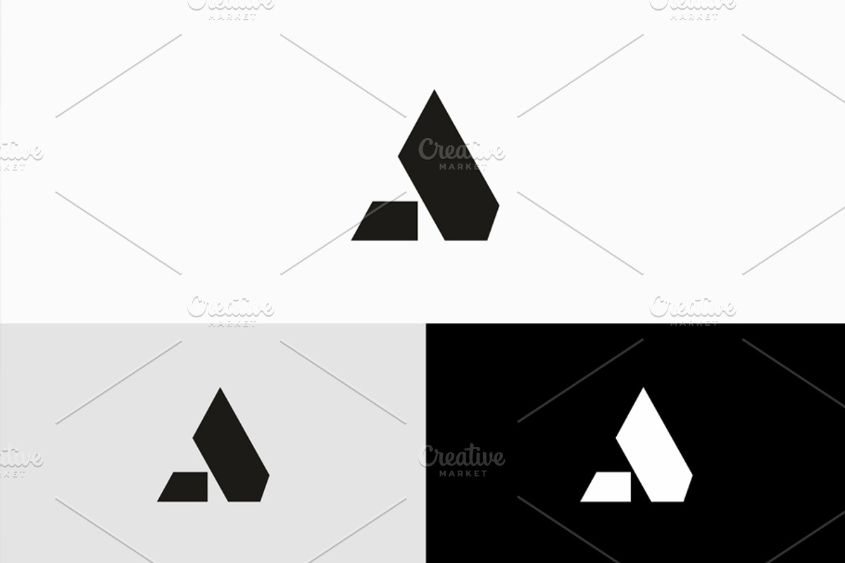 Alphabet 'A logo, a Branding & Logo Template by Azqaa (Photo 4 of 4)