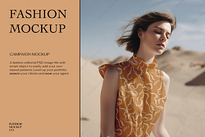 Women's Fashion Campaign Mockup