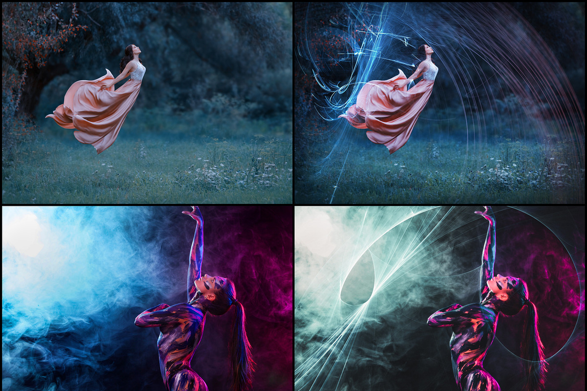 50 Mystical Ice Light Photo Overlays preview 7