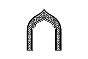 Islamic Arch Window Vector Bundle, an Illustration by yasushie (Thumbnail 2 of 51)