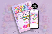 6th Birthday Invitation, an Invitation Template by M9 Design (Thumbnail 2 of 4)