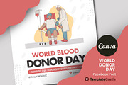 World Blood Donor Day Canva Template, a Design Template by TemplateCastleStore (Thumbnail 3 of 4)
