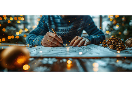 During Christmas, businessman draws, a Business Photo by ZinetroN