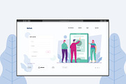 Fintech Unique Illustration Team, a Templates & Theme by Portocraft (Thumbnail 2 of 6)