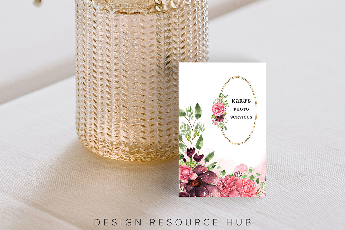 Watercolor Pack: Cerise Romance, a Texture Illustration by Design Resource Hub (Photo 9 of 11)