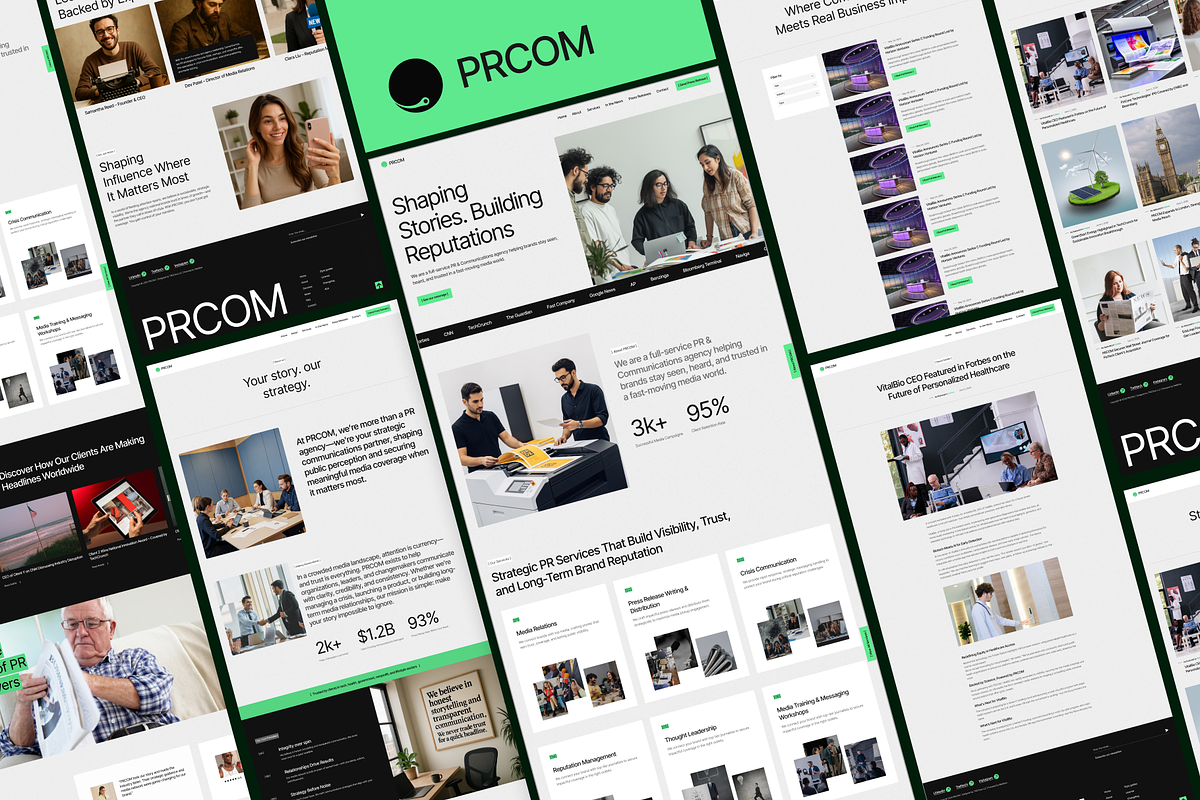 PRCOM - PR & News Website Template preview 5