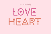 Love Heart Font, a Script Font by Cutie_Kate_Studio (Thumbnail 1 of 16)