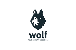 Wolf Animal Logo