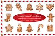 Gingerbread Cookies, an Illustration by Girardspeed Designs (Thumbnail 2 of 2)