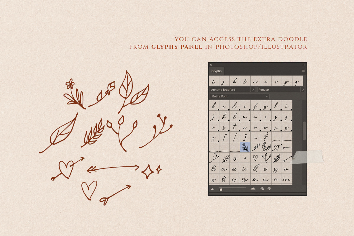 Annette Bradford - Ballpoint Script preview 5