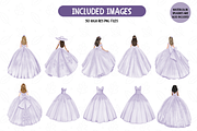 Lavender Quinceanera Clipart Set, an Illustration by TatiMockup (Thumbnail 3 of 6)