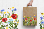 Wild herbs. Wildflowers in summer, a Decorative Illustration by irina.vaneeva (Thumbnail 6 of 8)