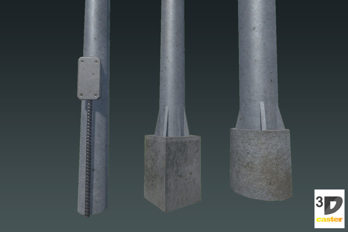 Lighting Masts, an Environmental 3D Model by 3DCaster (Photo 4 of 6)