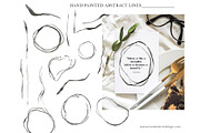 Watercolor Abstract Shapes & Lines, a Texture Illustration by Ines Beatriz (Thumbnail 4 of 5)