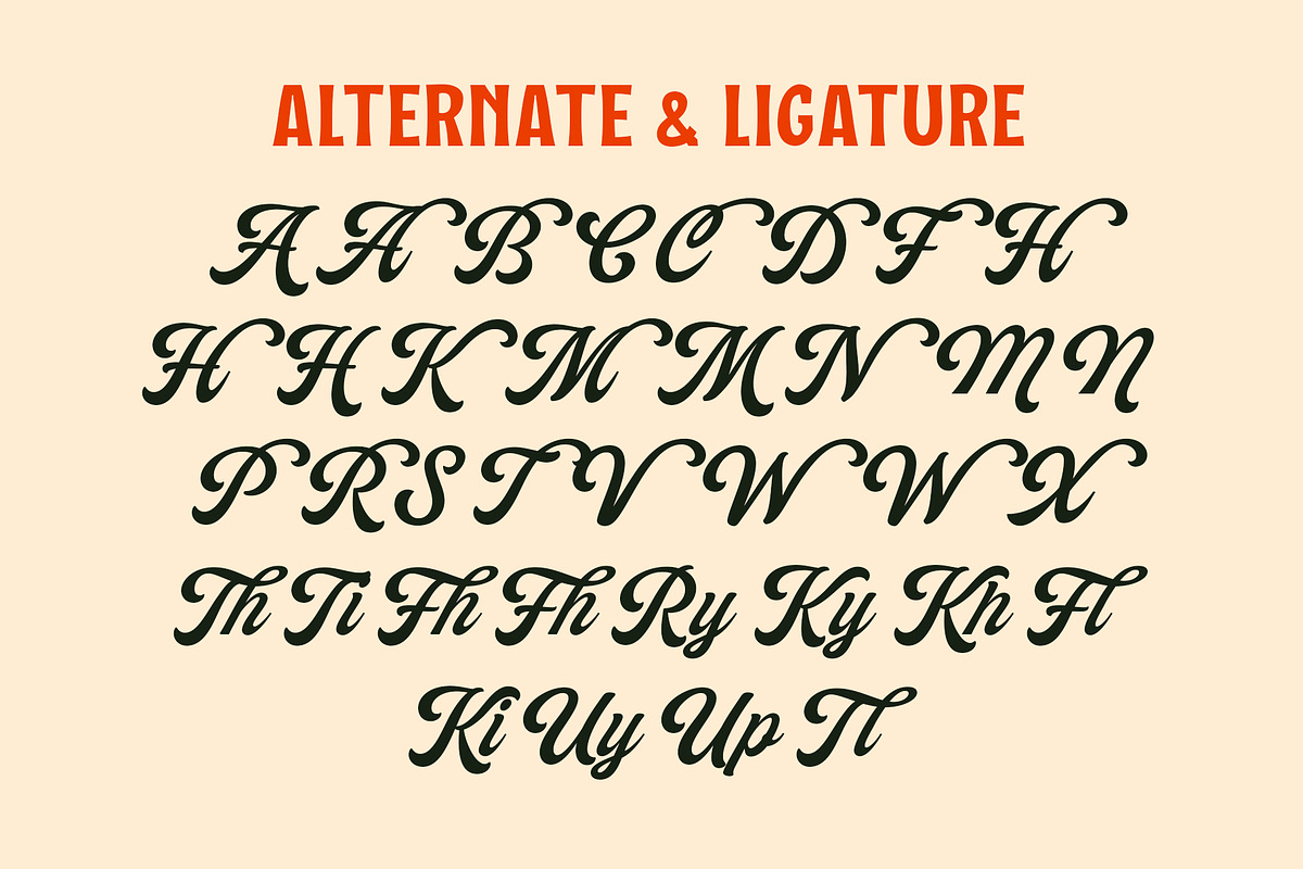 Taldose - Font Duo, a Script Font by Get Studio (Photo 18 of 20)