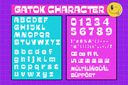 Gatok - Playful Display Typeface, a Sans Serif Font by Afkari Studio (Thumbnail 10 of 10)