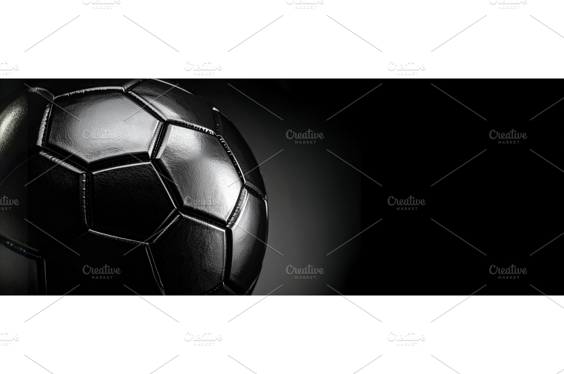 Black soccer ball under dramatic, a Sports & Recreation Photo by Igor Tichonow