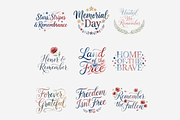 Watercolor Memorial Day Clipart, a Person Illustration by Tanya Kart (Thumbnail 8 of 11)