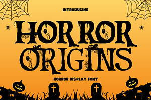 Horror Origins - Halloween Font