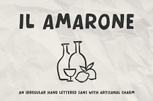 Il Amarone Hand Lettered Sans