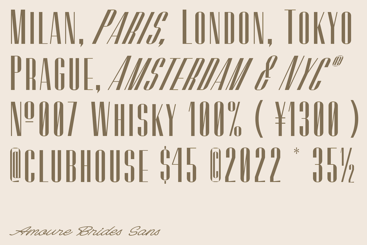 Amoure Brides Couple Font, a Sans Serif Font by Panatype™ Studio (Photo 6 of 9)