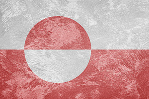Distressed danish flag background. National banner for greelandi, a Background Photo by Eugene_Photo