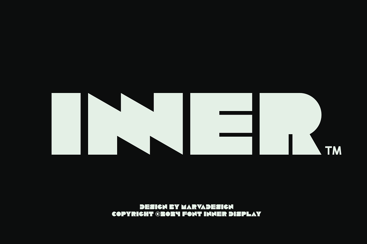 Inner Font, a Sans Serif Font by Marvadesign (Photo 1 of 9)