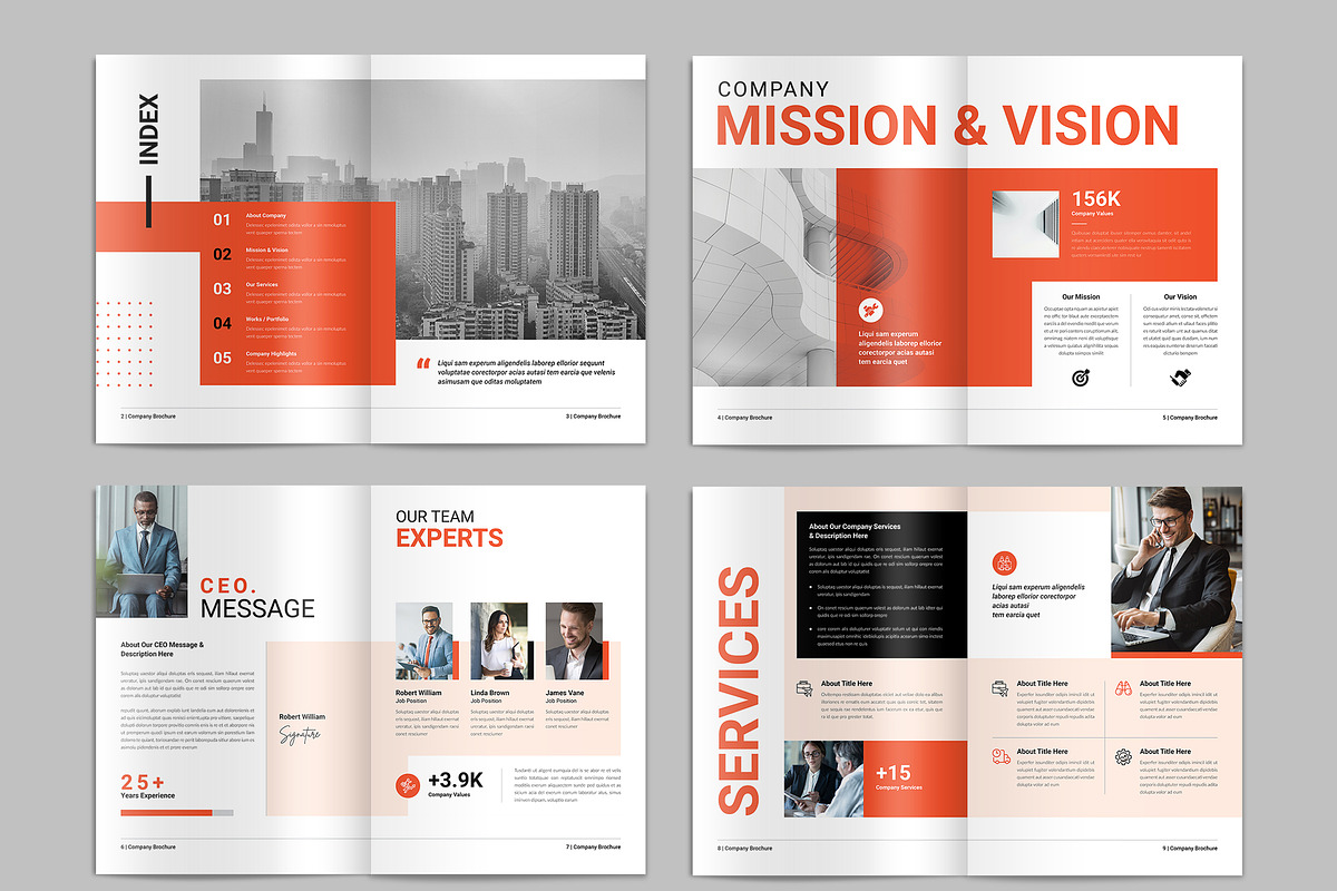 Company Profile, Canva Template, a Brochure Template by NorthPeak (Photo 3 of 6)