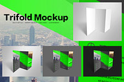 Trifold Mockups, a Mockup by alphadesign (Thumbnail 4 of 13)