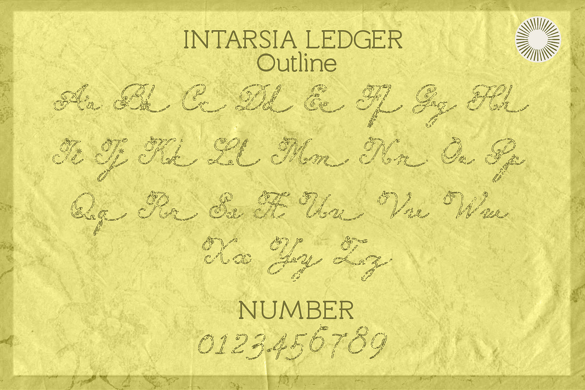 Intarsia Ledger - Artisan Script, a Script Font by Setara Langit CreativeStd (Photo 13 of 14)