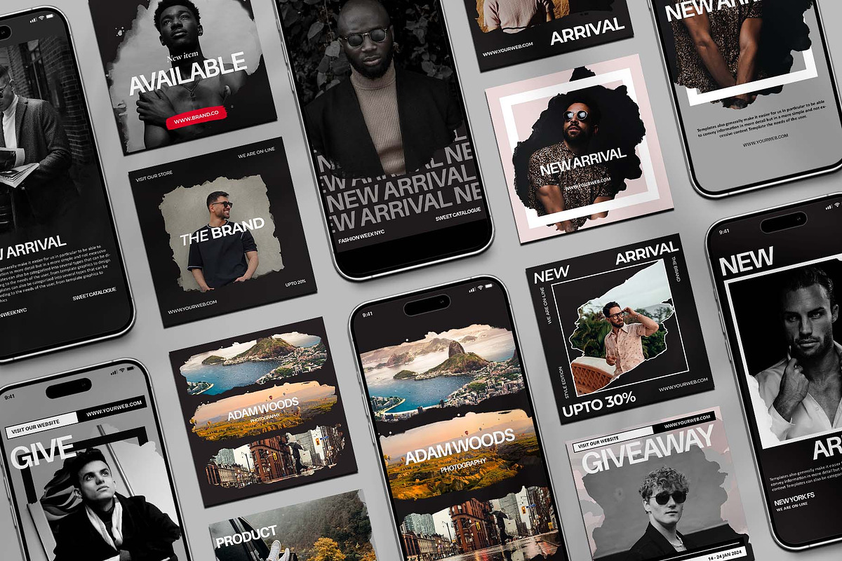 Watercolor Splash Instagram, a Social Media Template by Analogi Studio (Photo 6 of 6)